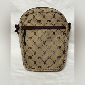 Playboy brown and black shoulder bag